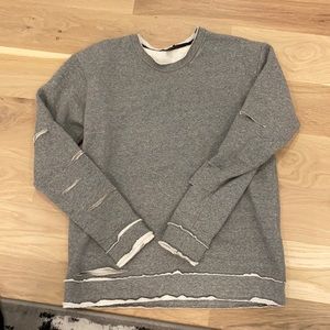 Brand new Alala Cypher sweatshirt with slits on arms and along bottom.